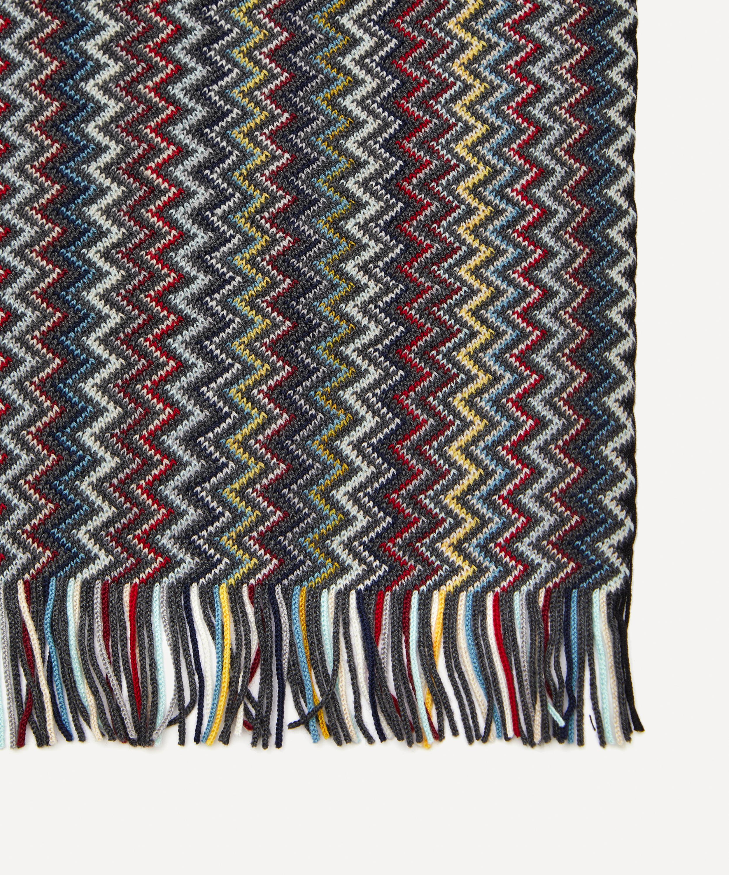 Missoni - Micro Zig-Zag Wool Scarf image number 2