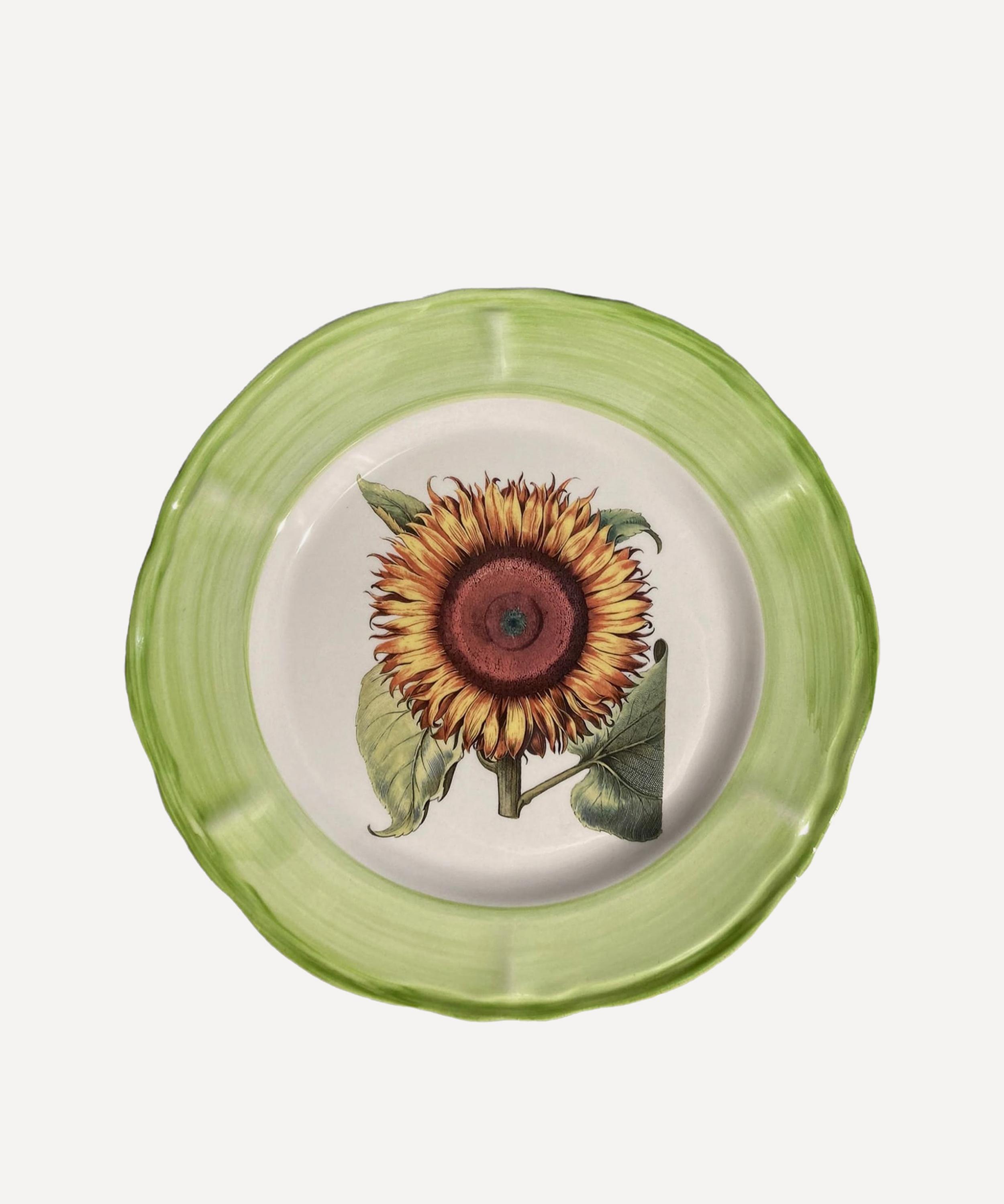 Les Ottomans - Botanica Hand-Painted Ceramic Plates Set of Four image number 1