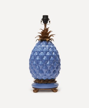 House of Hackney - Ananas Pineapple Lampstand Cornflower Blue image number 0