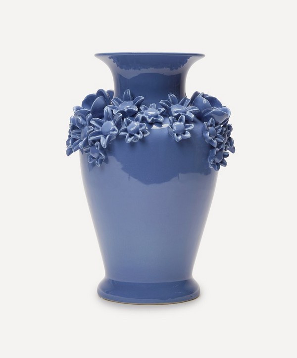 House of Hackney - Flora Fantasia Vase Cornflower Blue image number null