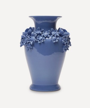 House of Hackney - Flora Fantasia Vase Cornflower Blue image number 0
