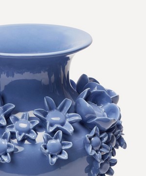 House of Hackney - Flora Fantasia Vase Cornflower Blue image number 1