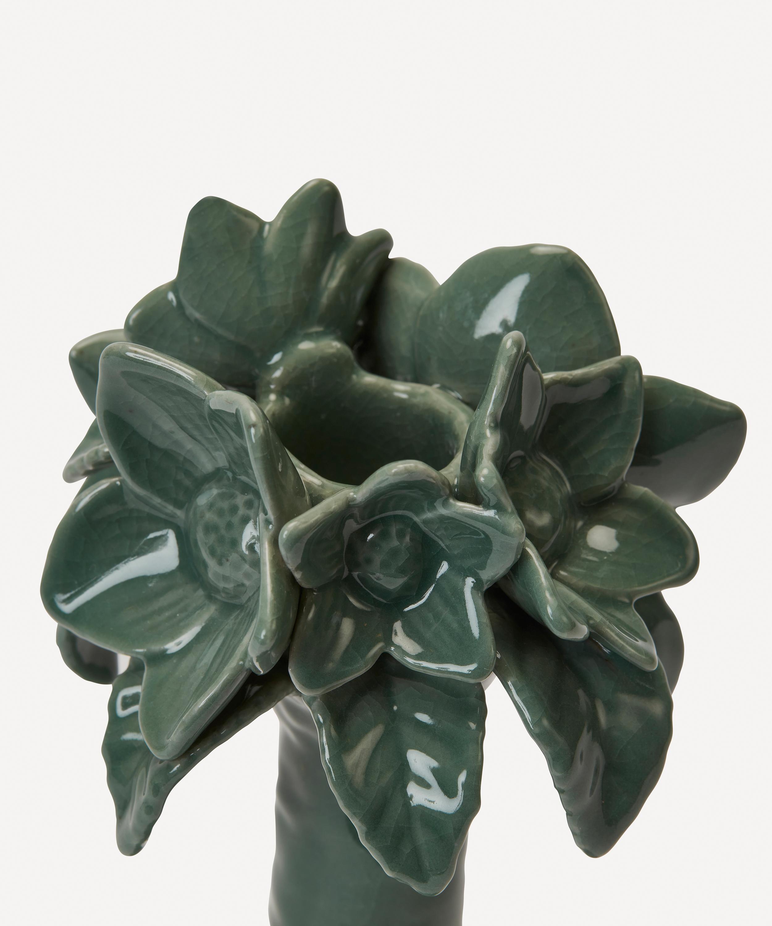 House of Hackney - Flora Fantasia Candlestick Emerald image number 2