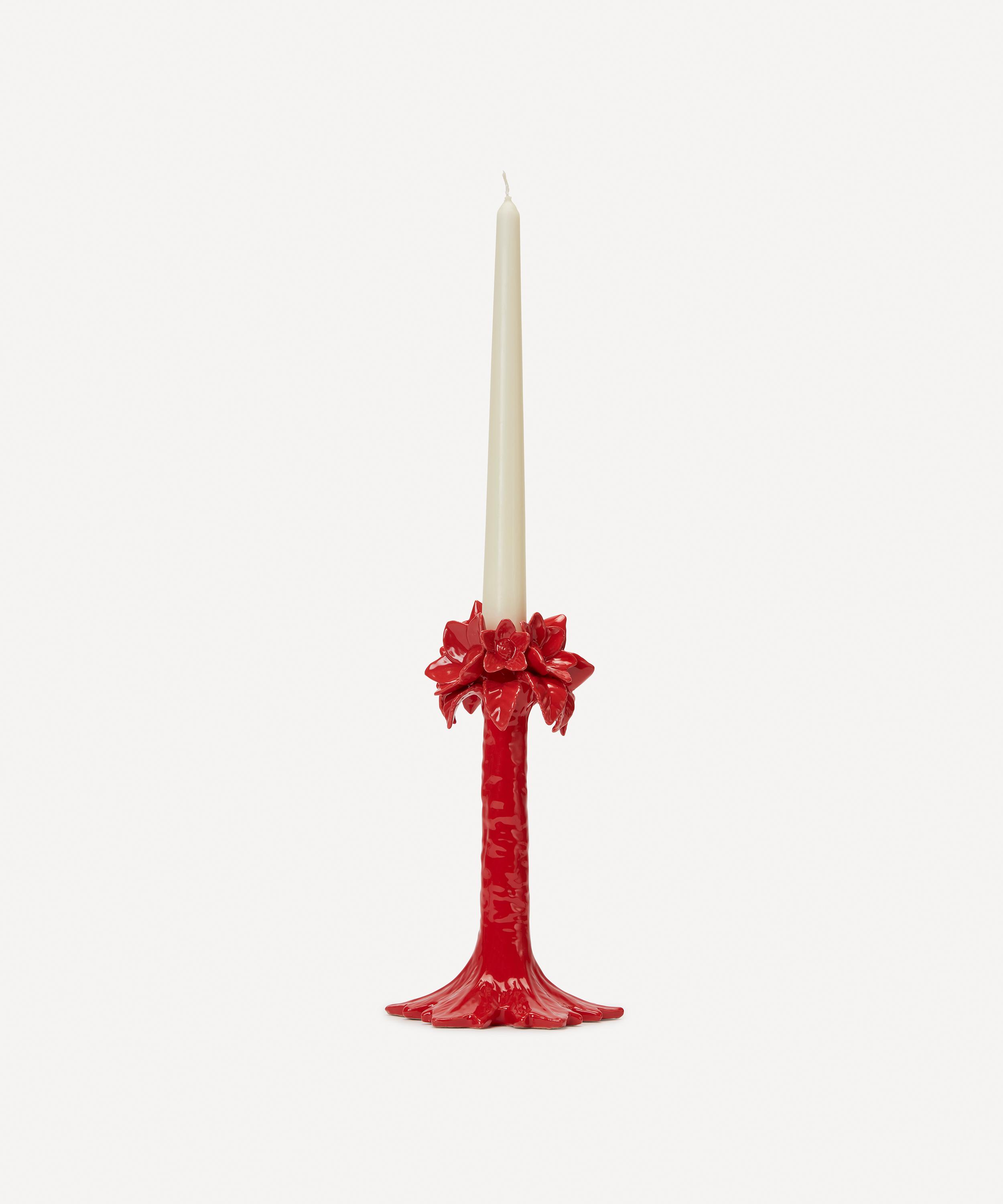 House of Hackney - Flora Fantasia Candlestick Cinnabar image number 1