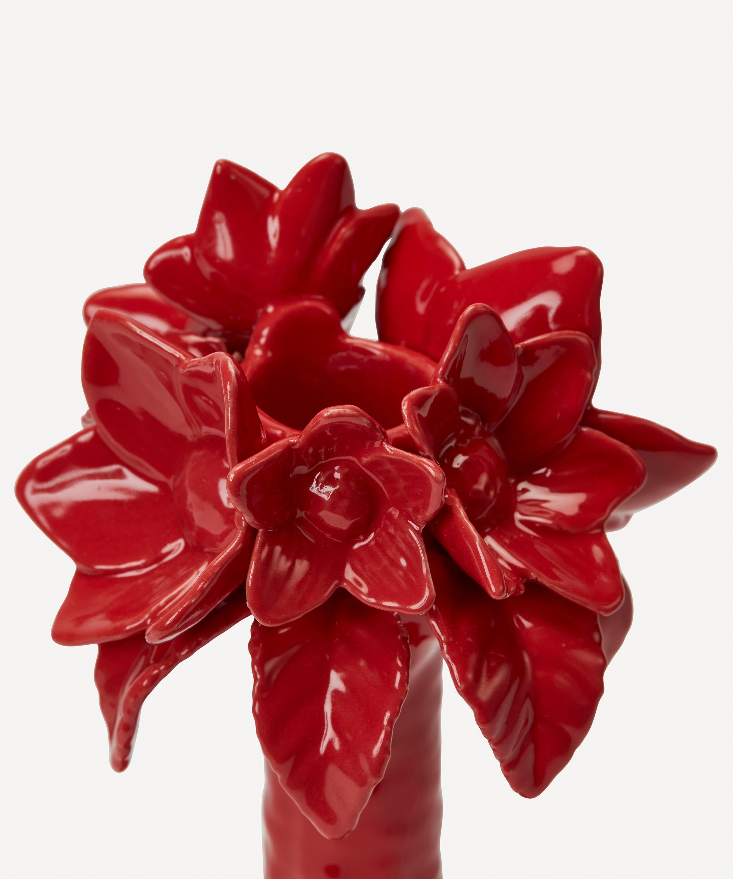 House of Hackney - Flora Fantasia Candlestick Cinnabar image number 2