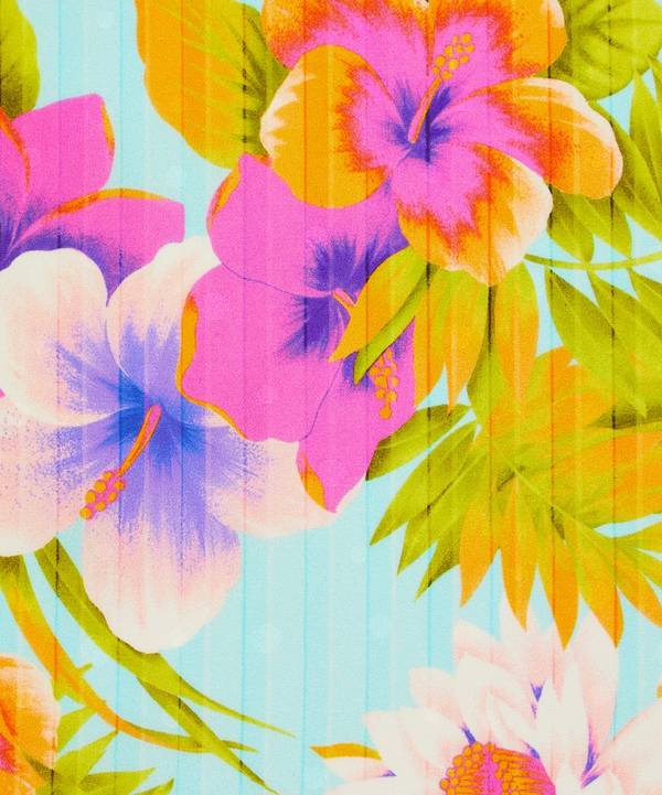 Ungaro - Flowers on Stripe Silk Jacquard