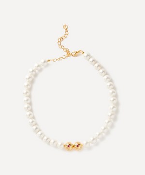 Anissa Kermiche - 18ct Gold-Plated Titillate Pearl Necklace image number 0