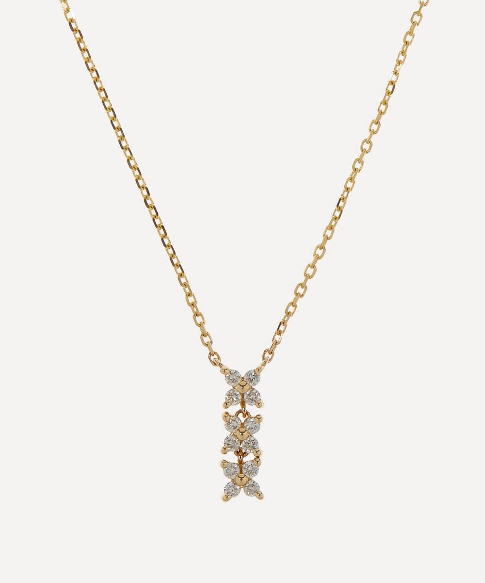 Anissa Kermiche - 14ct Gold Bronte Dore Horizontal Necklace