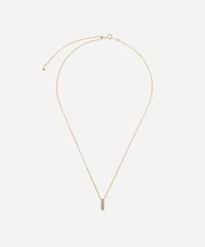 Anissa Kermiche - 14ct Gold Bronte Dore Horizontal Necklace image number 2