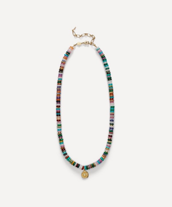 ANNI LU - 18ct Gold-Plated Good Vibrations Bead Necklace image number null