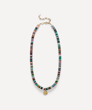 ANNI LU - 18ct Gold-Plated Good Vibrations Bead Necklace image number 0