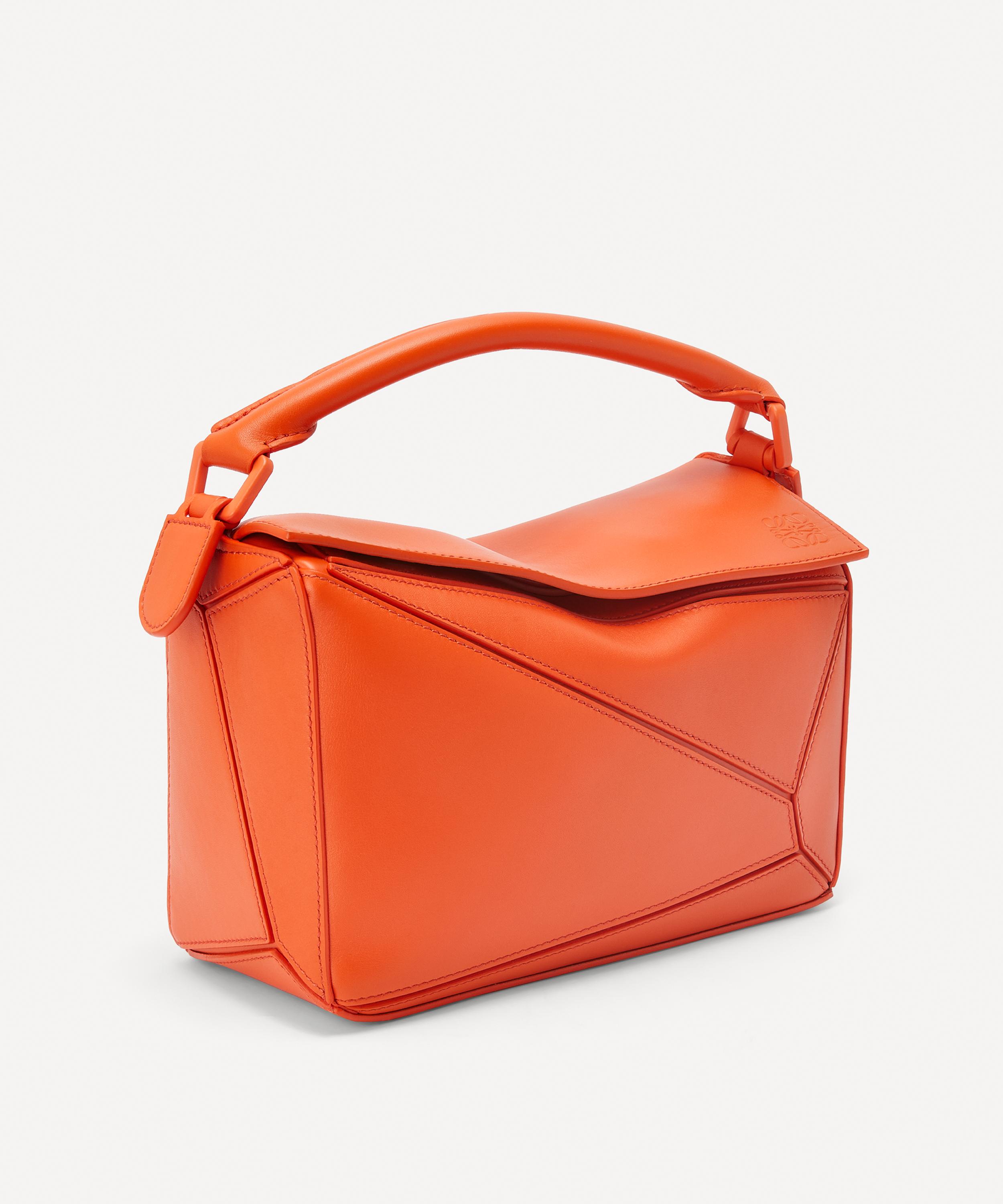 Loewe - Small Puzzle Satin Leather Shoulder Bag image number 2