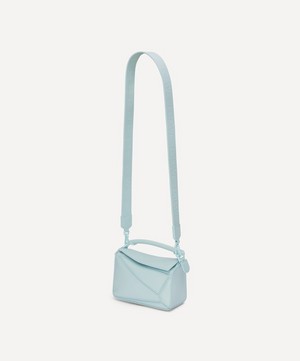 Loewe - Mini Puzzle Satin Leather Shoulder Bag image number 1