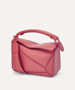Loewe - Mini Puzzle Satin Leather Shoulder Bag image number 0