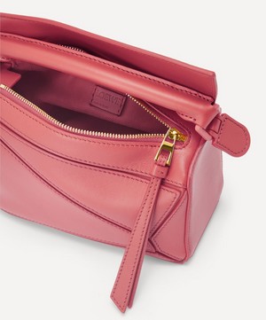 Loewe - Mini Puzzle Satin Leather Shoulder Bag image number 4