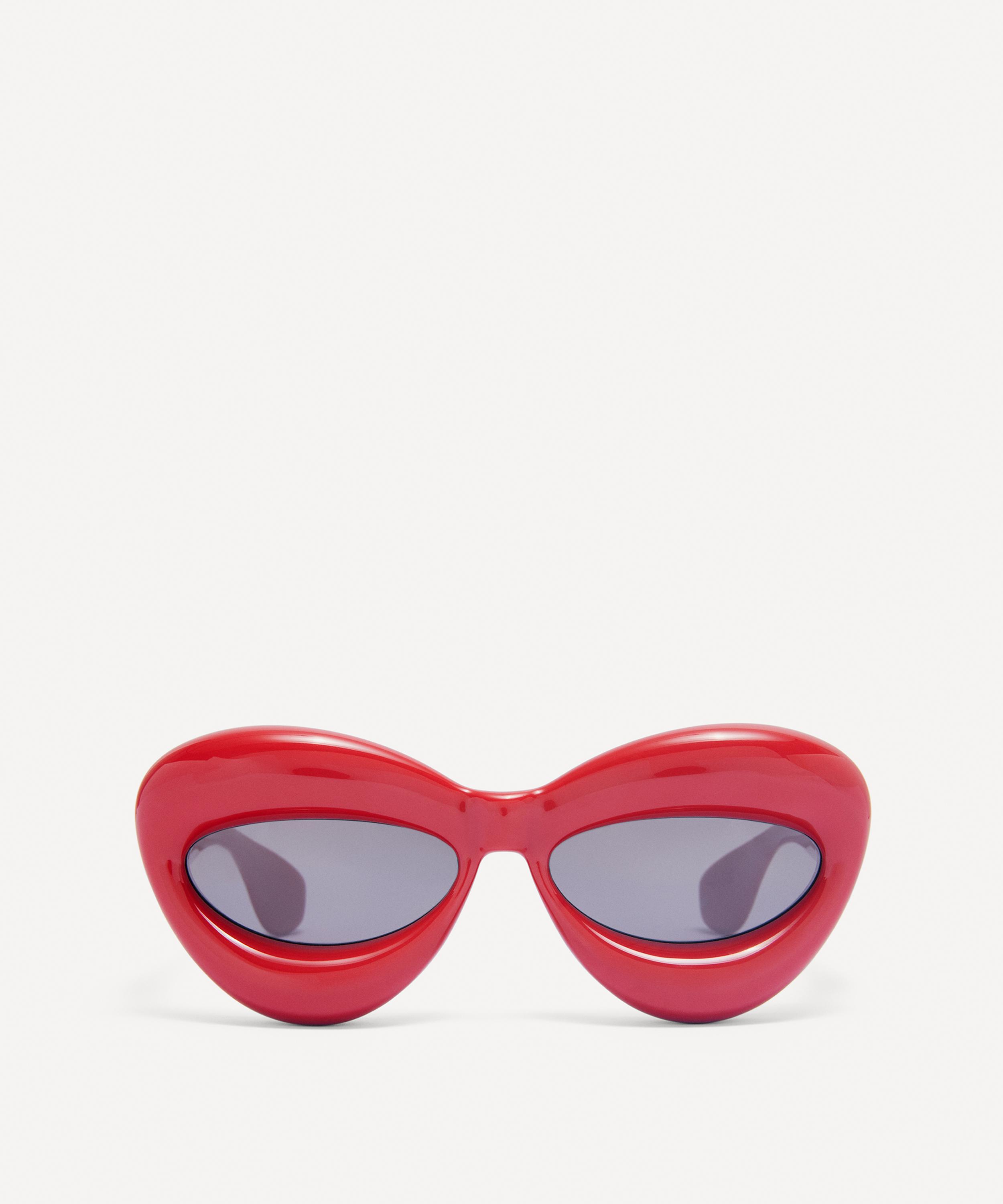 Inflated Cat Eye Sunglasses in Pink - Loewe