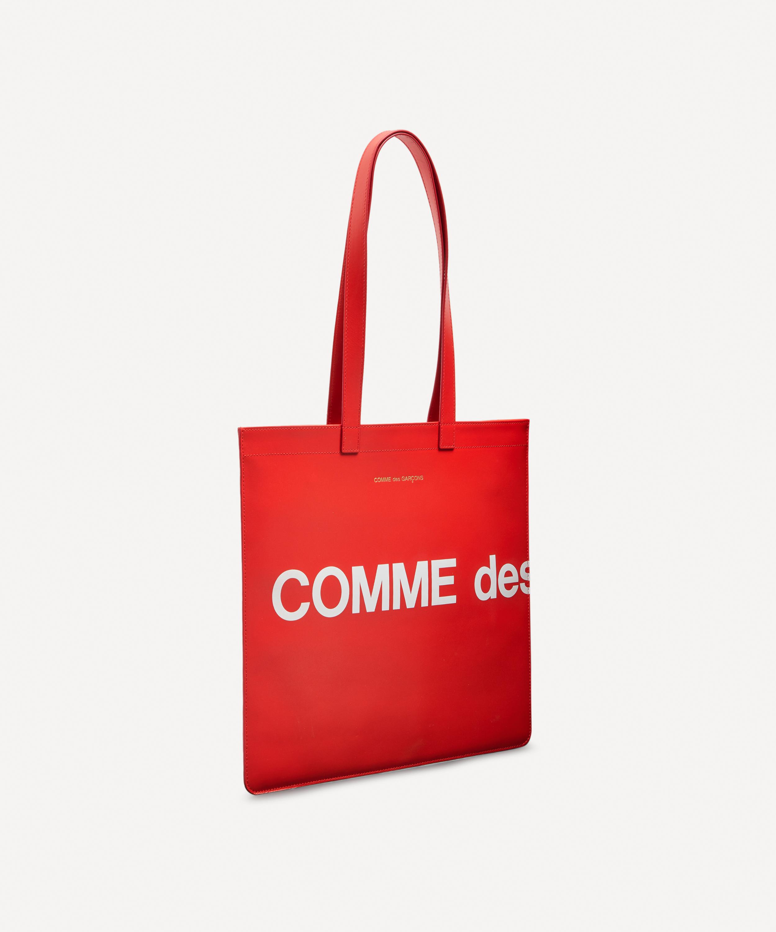 COMME des GARCONS Foil Leather Tote Bag Gold