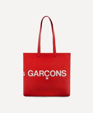 Comme Des Garçons - Leather Logo Tote Bag image number 3