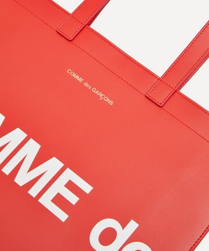Comme Des Garçons - Leather Logo Tote Bag image number 4