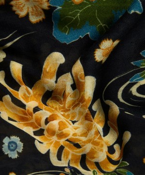 Lily and Lionel - Kyoto Floral Wool-Silk Scarf image number 3