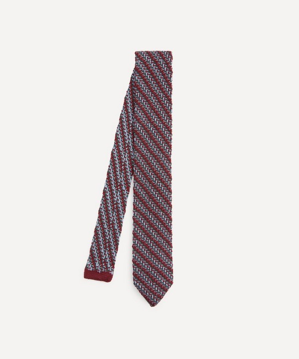 Missoni - Knitted Diagonal Stripe Tie image number null