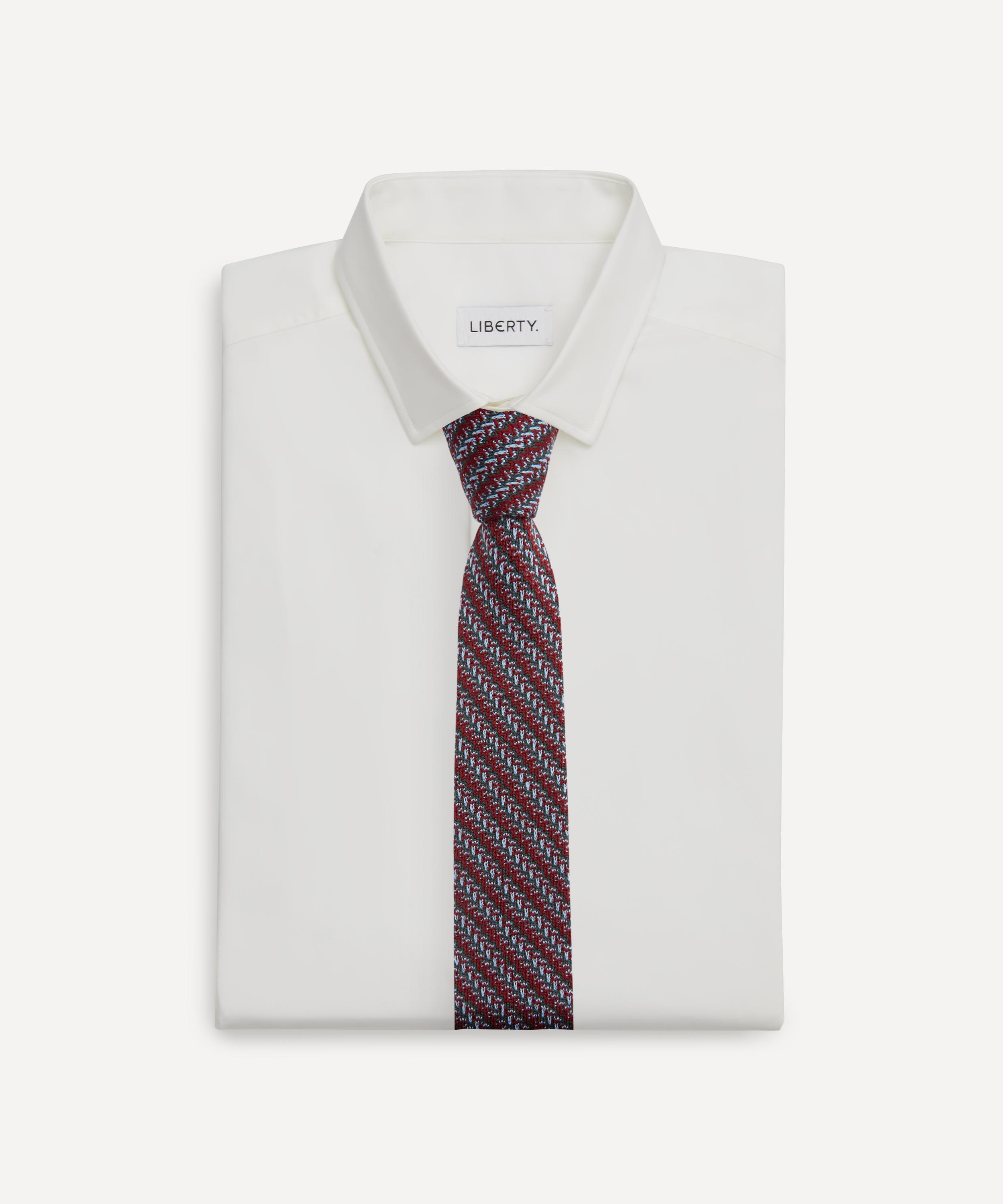 Missoni - Knitted Diagonal Stripe Tie image number 1