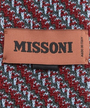 Missoni - Knitted Diagonal Stripe Tie image number 2
