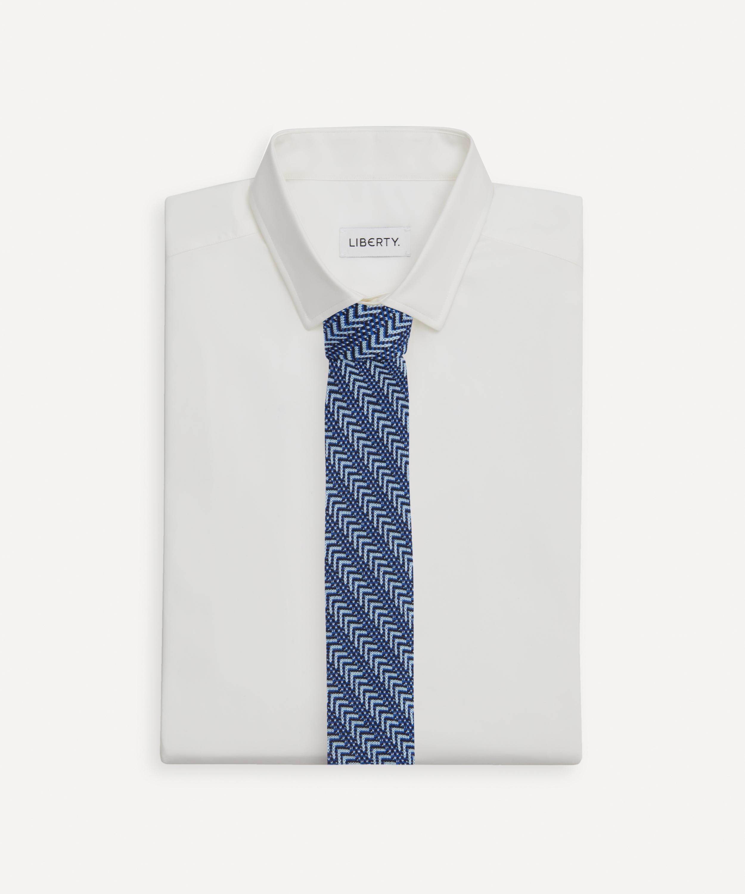 Missoni - Knitted Tonal Chevron Tie image number 1