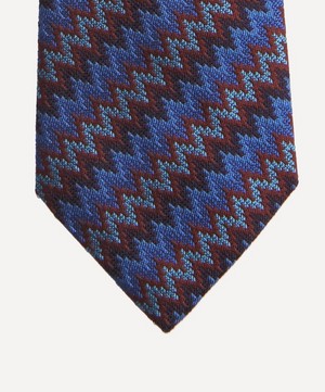 Missoni - Silk Multi-Coloured Zig-Zag Tie image number 3