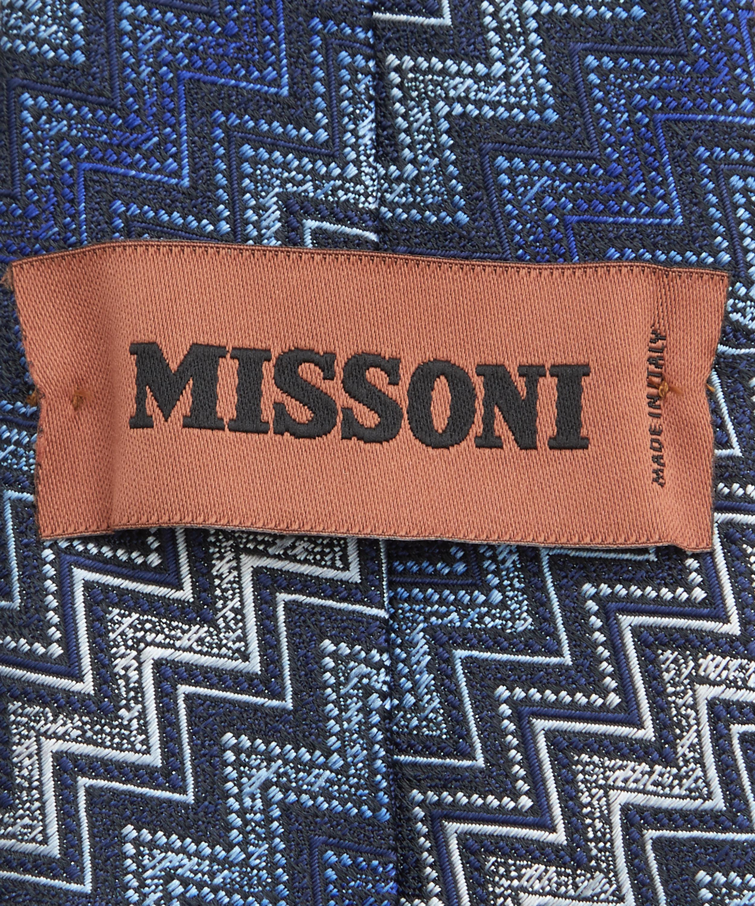 Missoni - Silk Faded Zig-Zag Tie image number 1