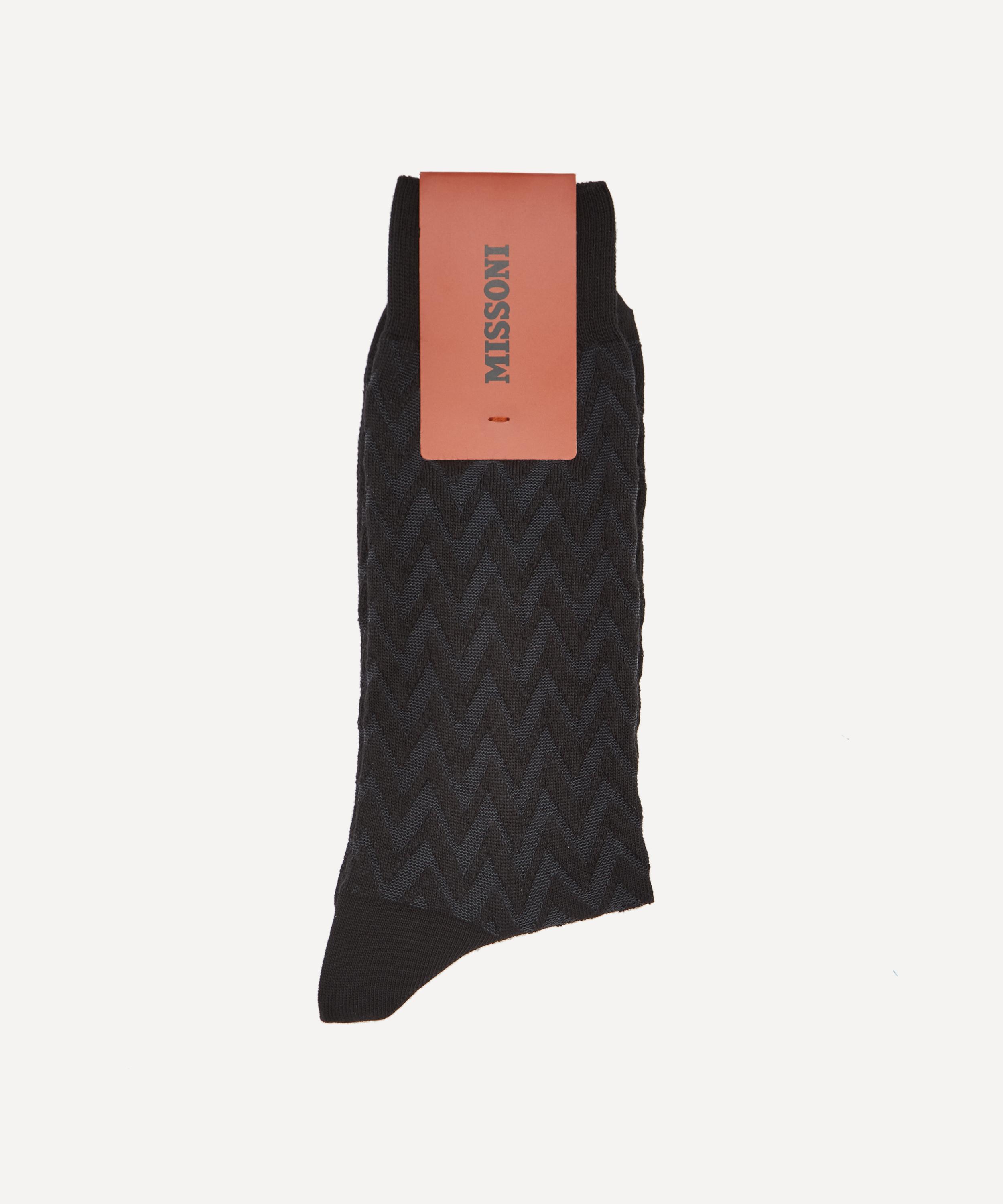 Missoni - Block Colour Zig-Zag Socks image number 1
