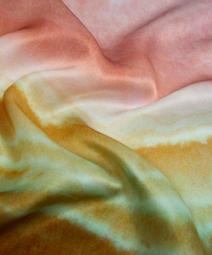 Weston - Pastel Calcite Satin Silk Scarf image number 3