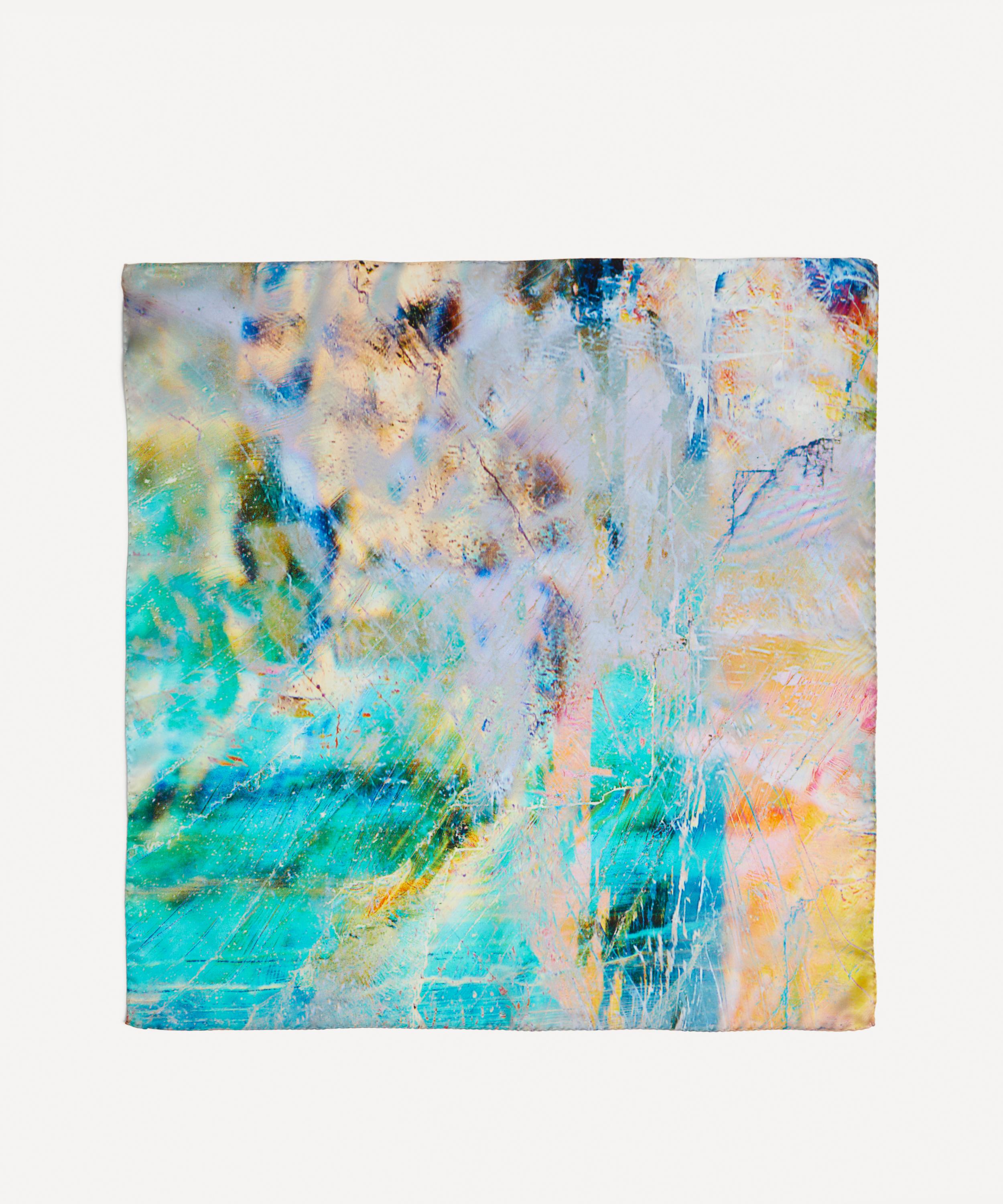 Weston - Aster Calcite Satin Silk Scarf image number 1