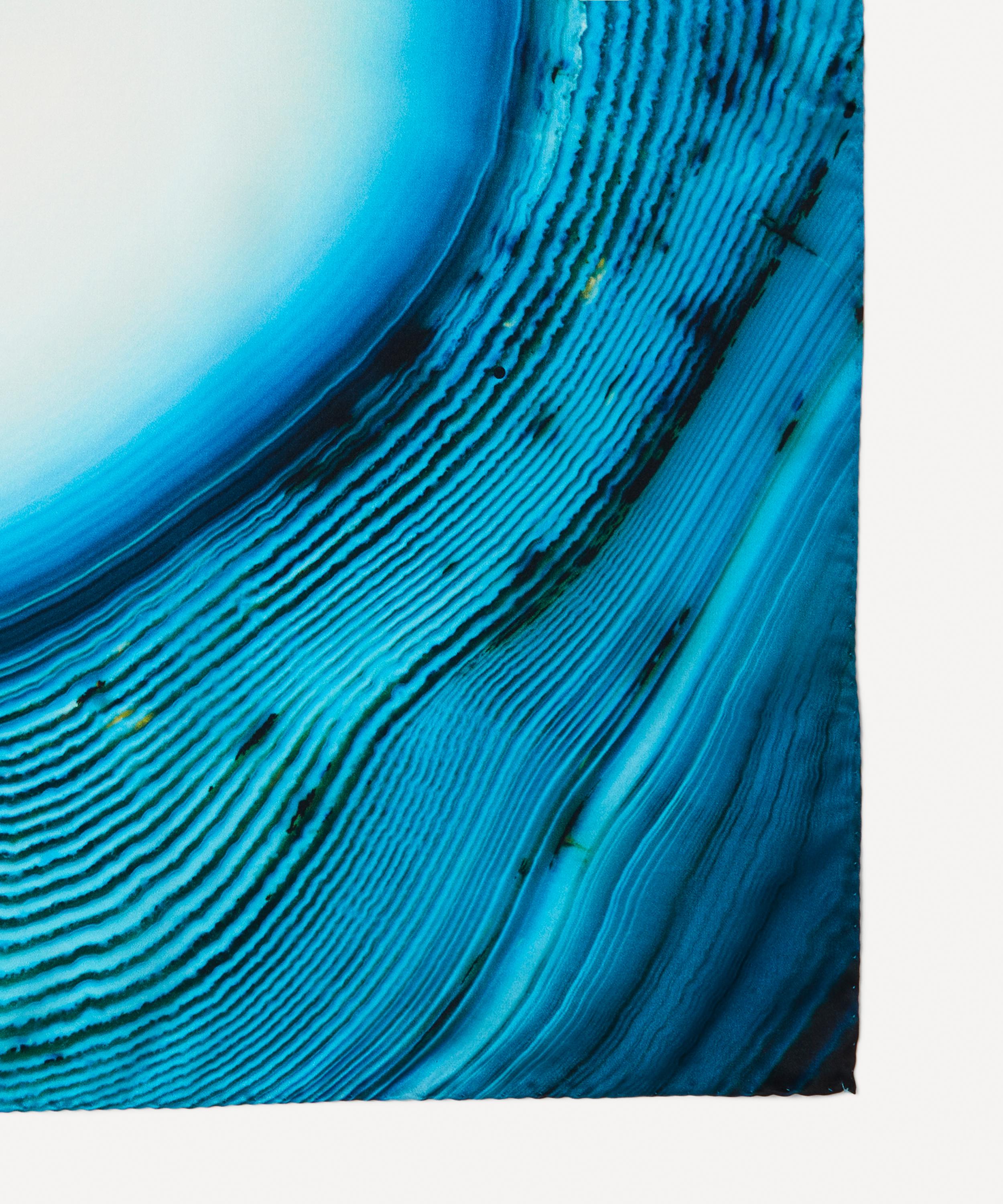 Weston - Heart Agate Satin Silk Scarf image number 2