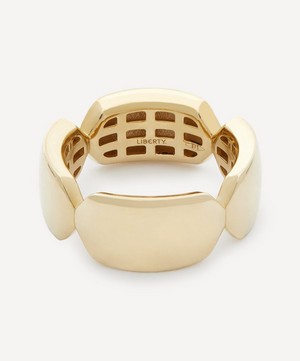 Liberty - 9ct Gold The Mark Hexagon Plain Band Ring image number 0