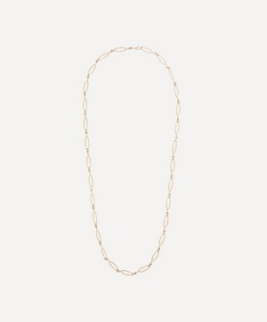 Liberty - 9ct Gold Vita Bold Flat Links Necklace image number 0
