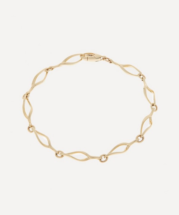Liberty - 9ct Gold Vita Thin Twisted Links Bracelet image number null