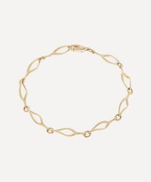 9ct Gold Vita Thin Twisted Links Bracelet