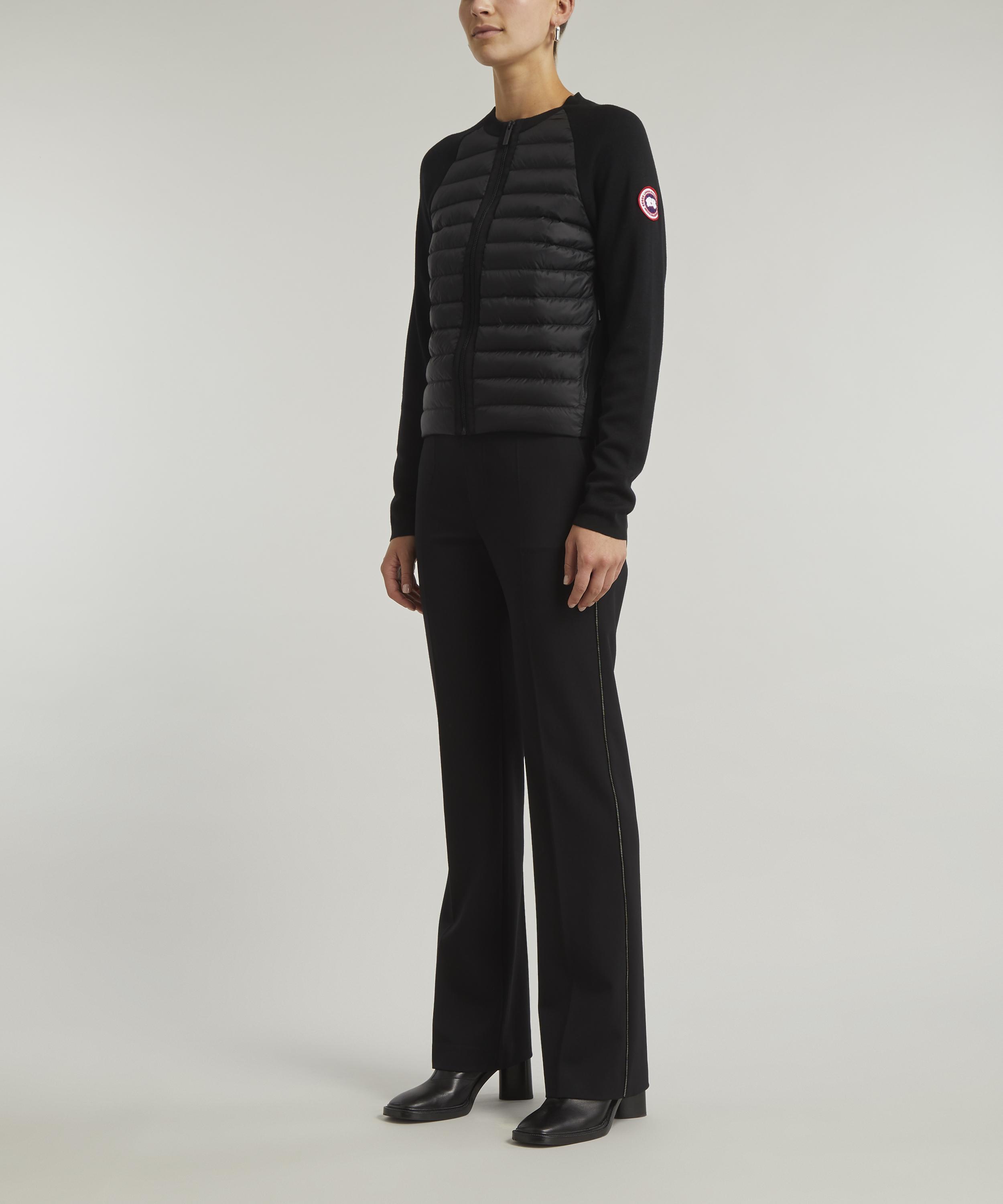 Canada goose hybridge knit puffer-front outlet jacket