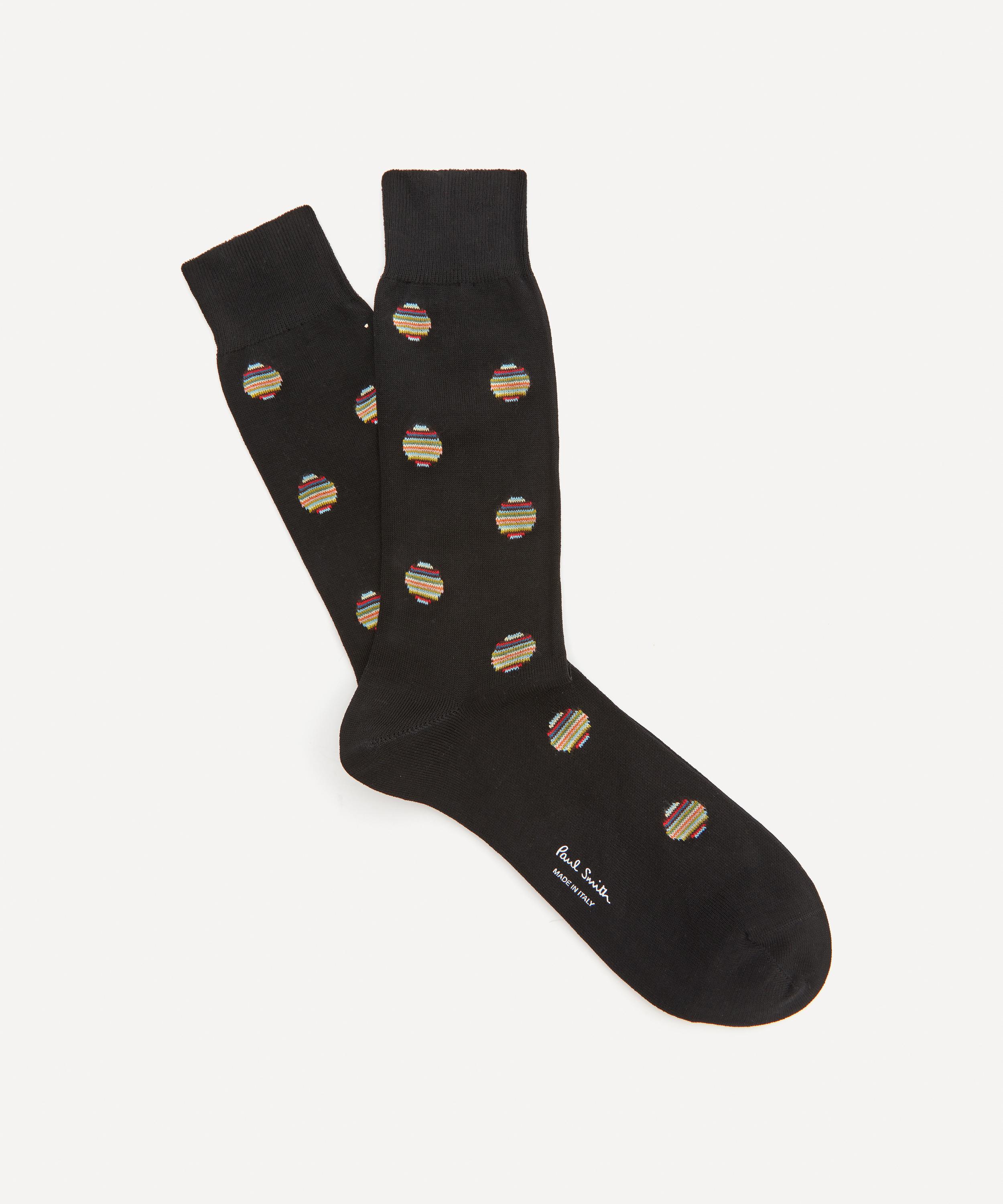 Paul Smith - Polka Dot Stripe Socks image number 