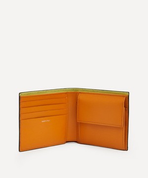 Paul Smith - Orange Interior Leather Billfold Wallet image number 3