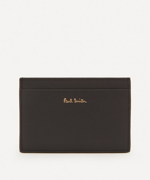 Paul Smith - Signature Stripe Leather Card Holder image number null