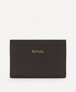 Paul Smith - Signature Stripe Leather Card Holder image number 0