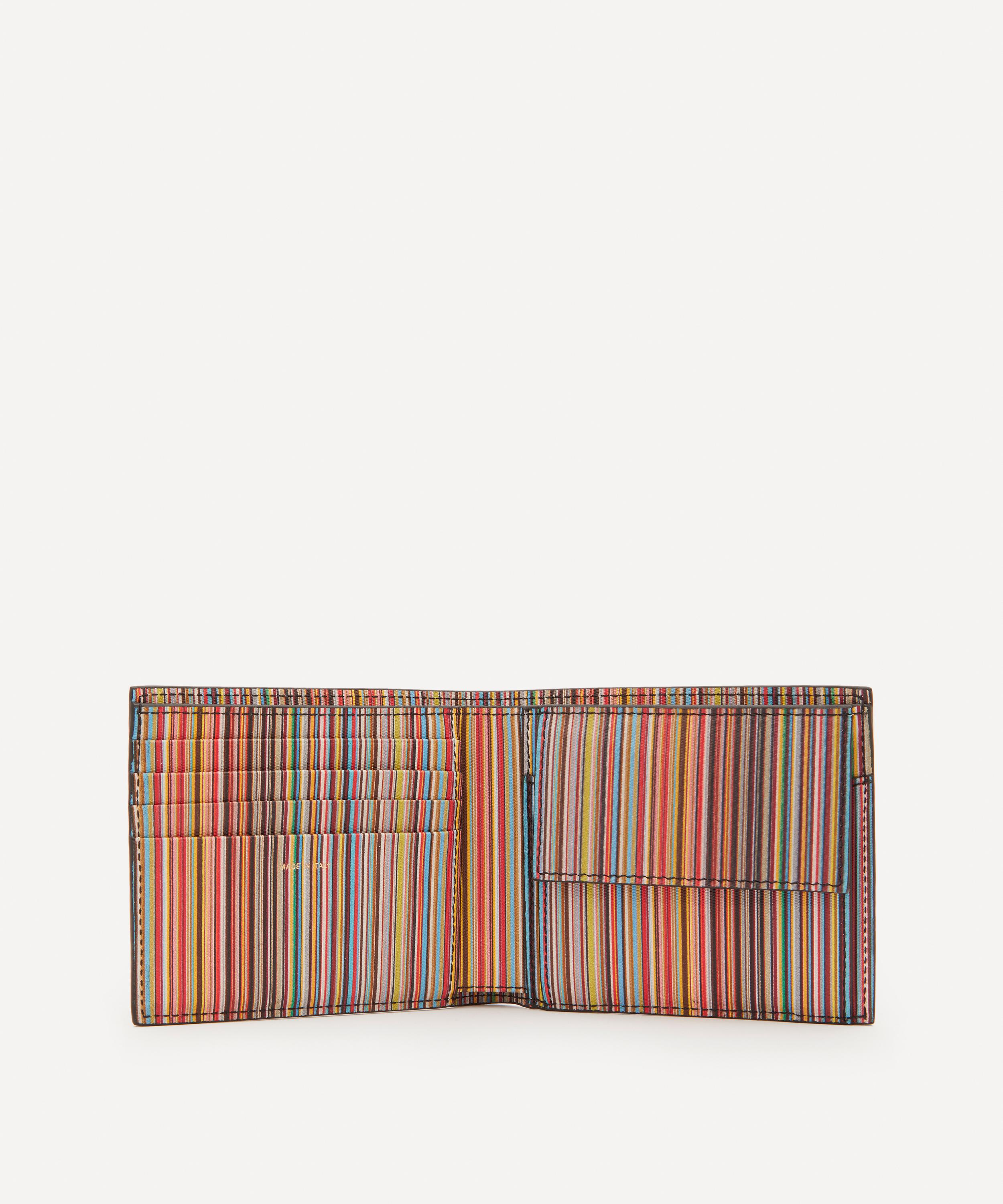 Paul Smith - Leather Signature Stripe Interior Billfold Wallet image number 4
