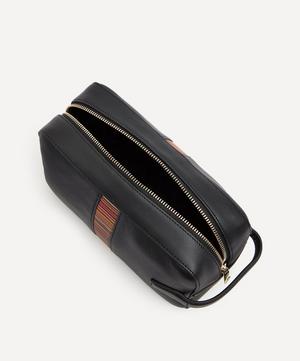 Paul Smith - Leather Signature Stripe Wash Bag image number 4