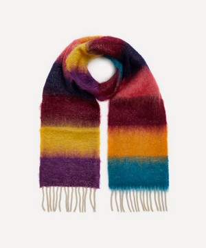 Paul Smith - Stripe Mohair-Blend Scarf image number 0