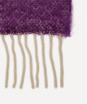 Paul Smith - Stripe Mohair-Blend Scarf image number 2