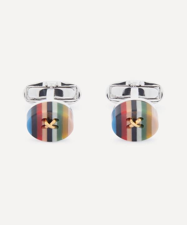 Paul Smith - Artist Stripe Button Cufflinks