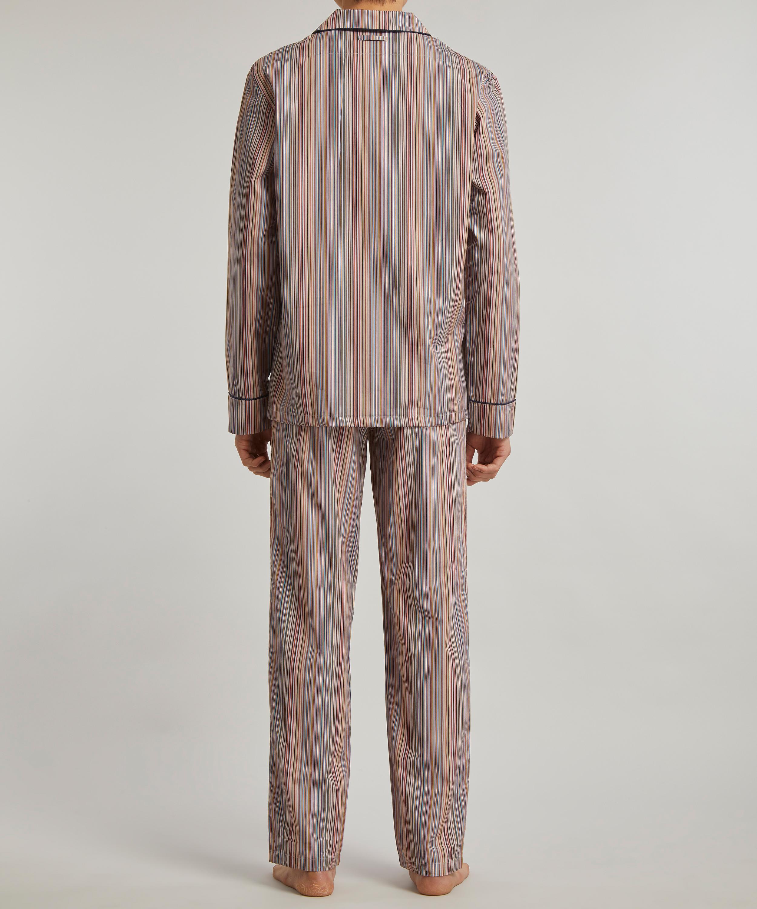 Print Signature stripe cotton pyjama trousers, Paul Smith