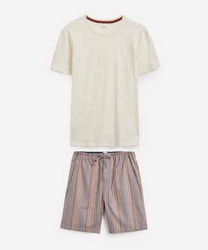 Paul Smith - Signature Stripe Shorts and T-Shirt Pyjama Set image number 0